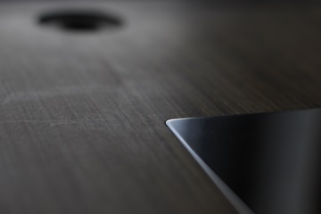 Detalle de mesa jamonera